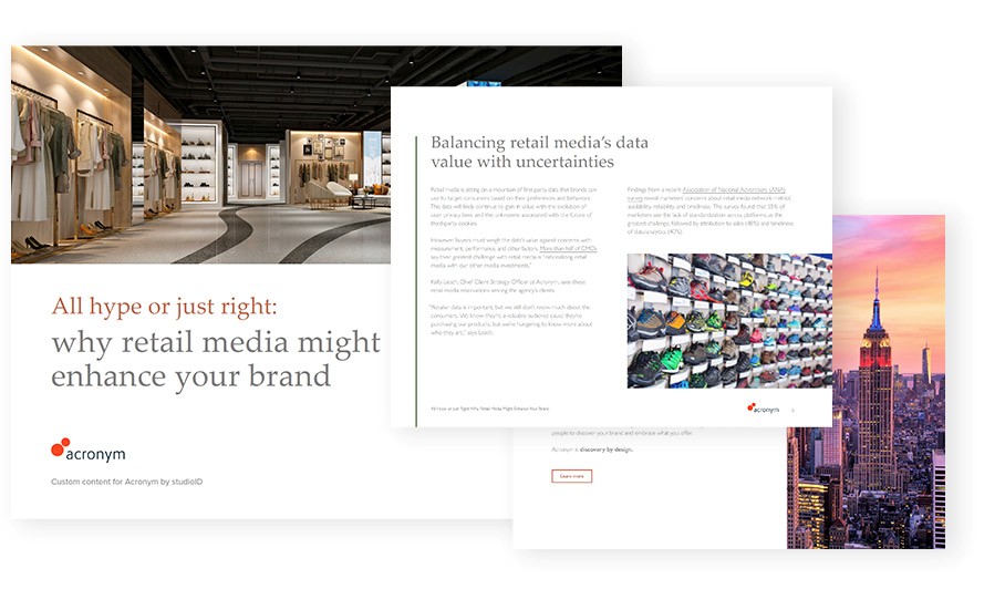 Retail Media guidebook cover