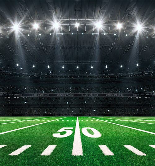 view of football field